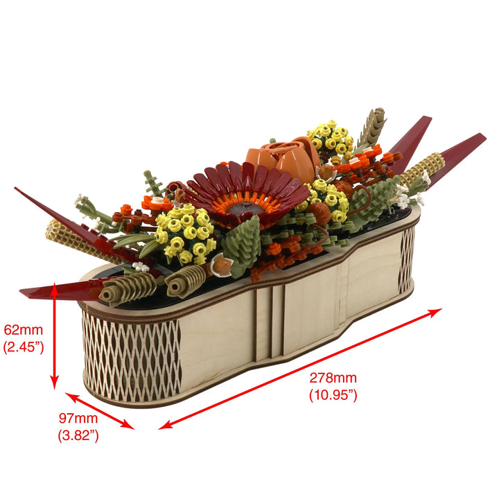 Brickcessories  Birch Basket Kit for LEGO 10314 - Dried Flower Centerpiece