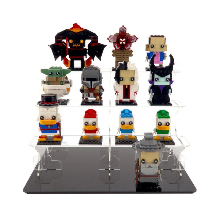 Brickcessories  Multi-tier shelves for LEGO BrickHeadz and Funko Pop! Figures