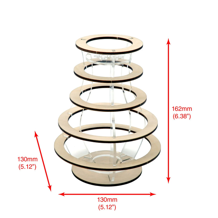 Brickcessories  Floating Rings Vase (Small) for LEGO Flowers and Bouquets