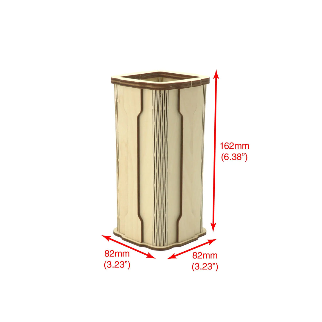 Brickcessories  Birch Rectangular Vase Kit for LEGO Flowers and Bouquets