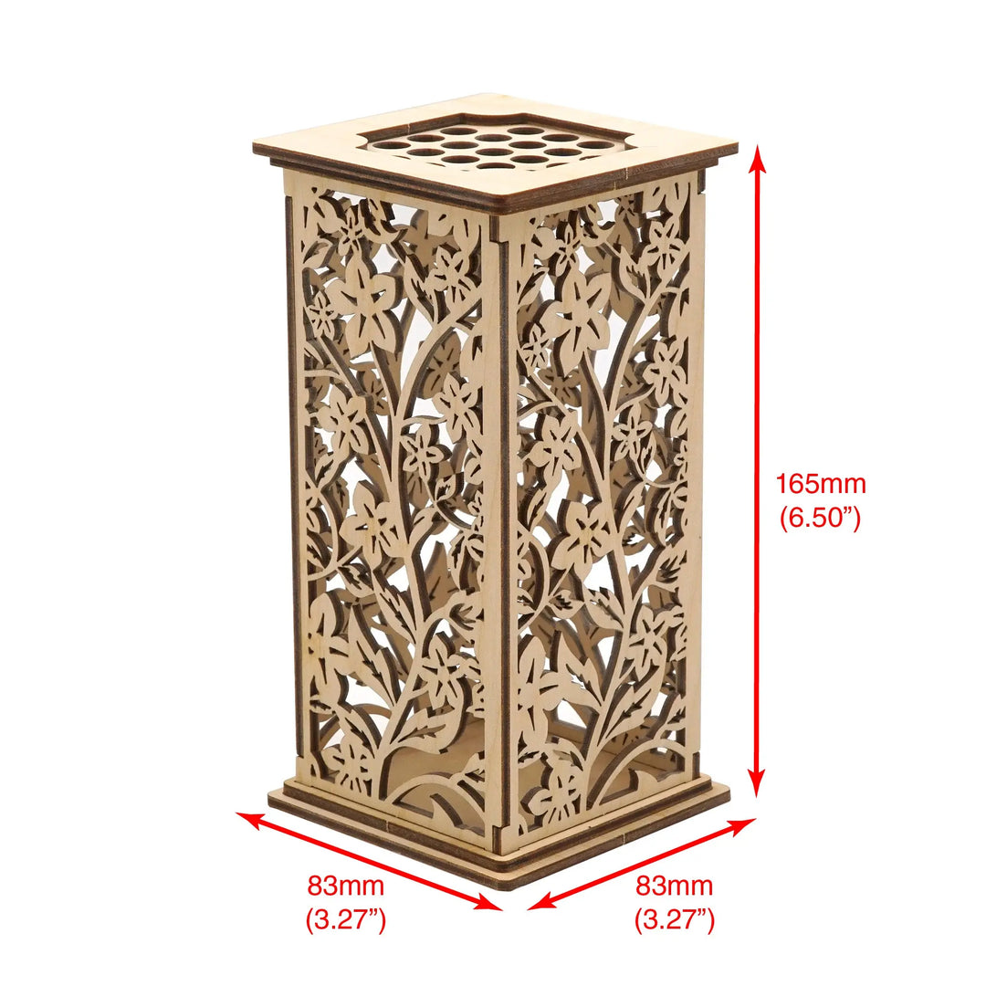 Brickcessories  Designer Wood Vase for LEGO Flowers and Bouquets - Floral