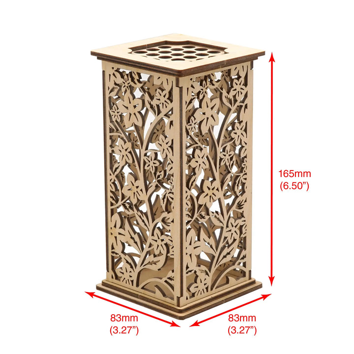 Brickcessories  Designer Wood Vase for LEGO Flowers and Bouquets - Floral