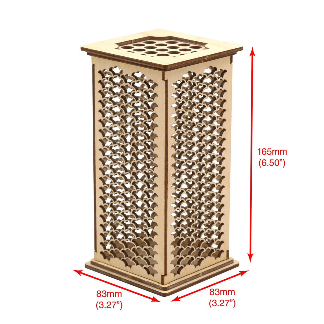 Brickcessories  Designer Wood Vase for LEGO Flowers and Bouquets - Clouds