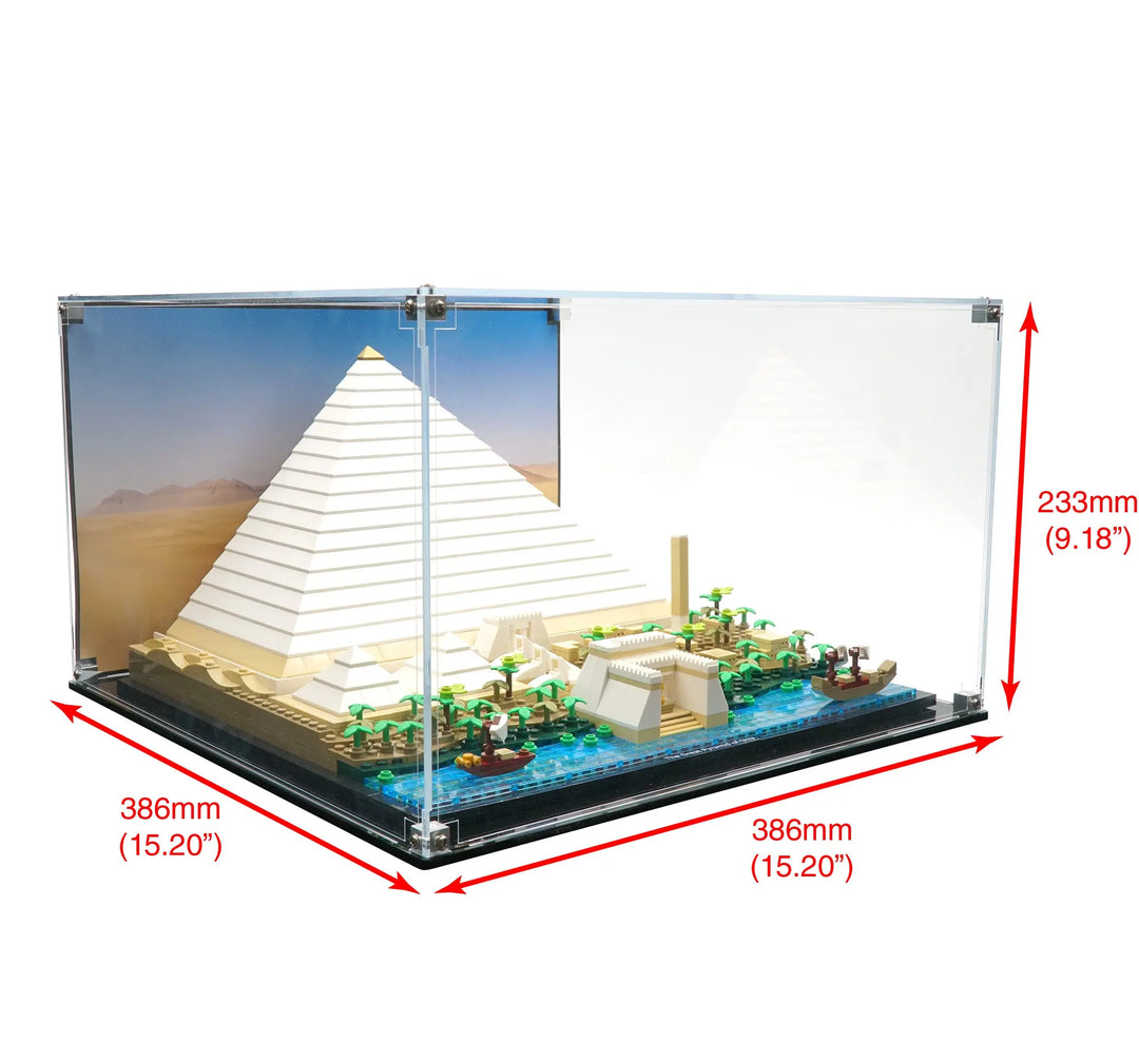 Brickcessories  Display Case for 21058 - Great Pyramid of Giza