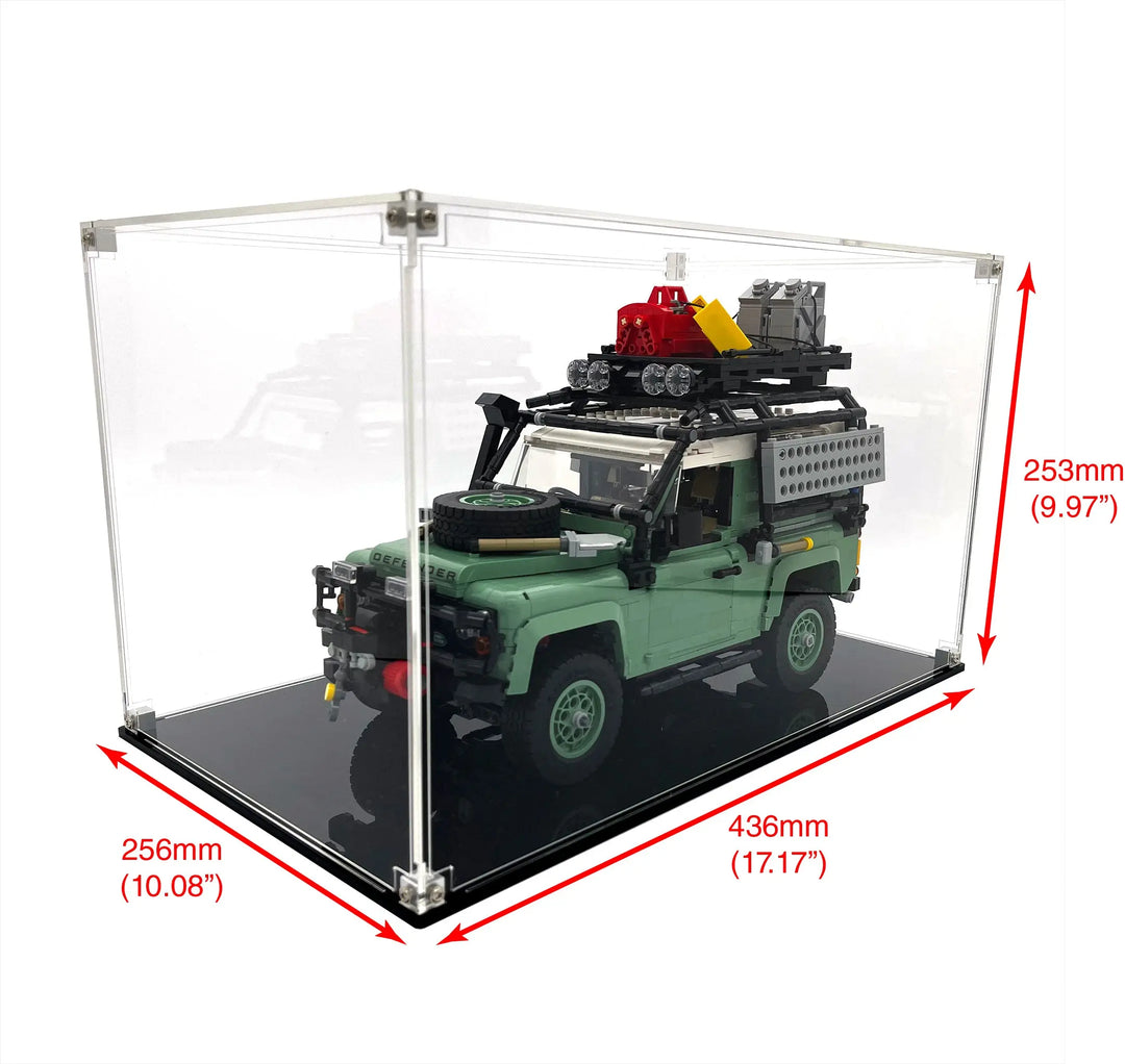 Brickcessories  Display Case for 10317 - Land Rover Classic Defender 90