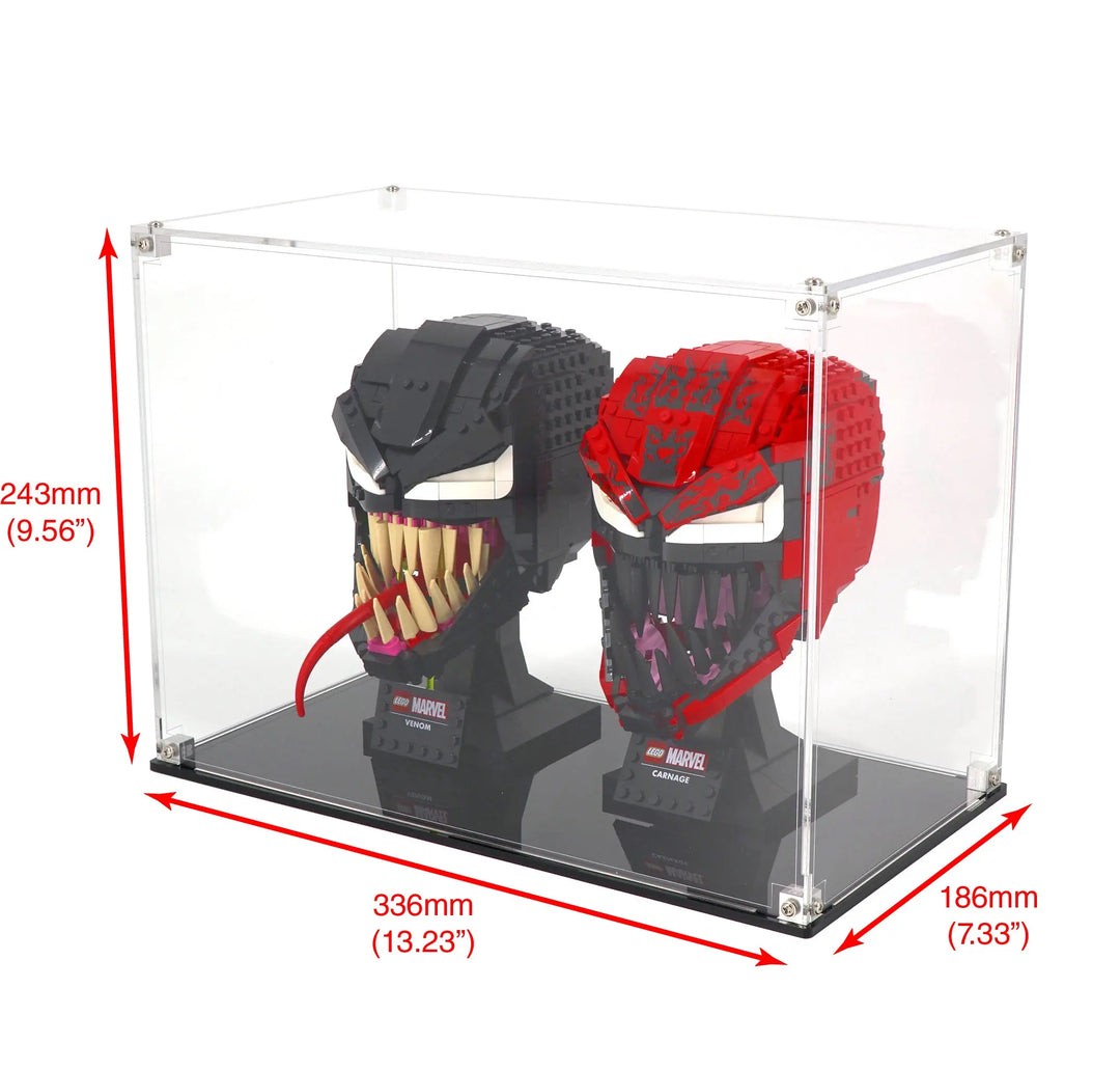 Brickcessories  Display Case for Two Helmets
