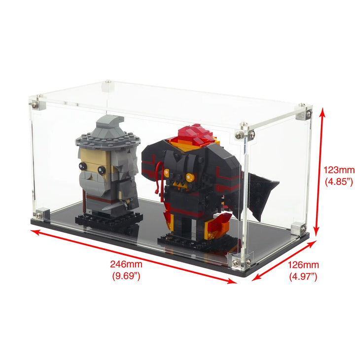 Brickcessories  Display Case for BrickHeadz (Wide)
