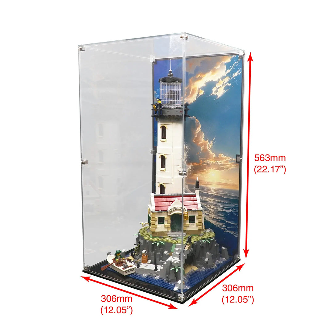 Brickcessories  Display Case for 21335 - Motorized Lighthouse