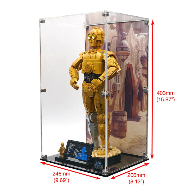 Brickcessories  Display Case for 75398 - C-3PO