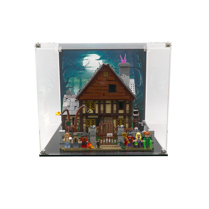 Brickcessories  Display Case for 21341 - Disney Hocus Pocus: The Sanderson Sisters' Cottage