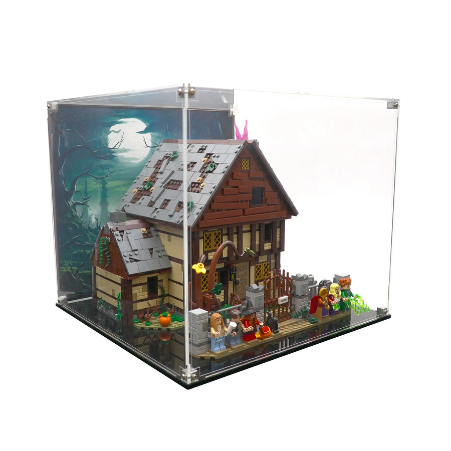 Brickcessories  Display Case for 21341 - Disney Hocus Pocus: The Sanderson Sisters' Cottage