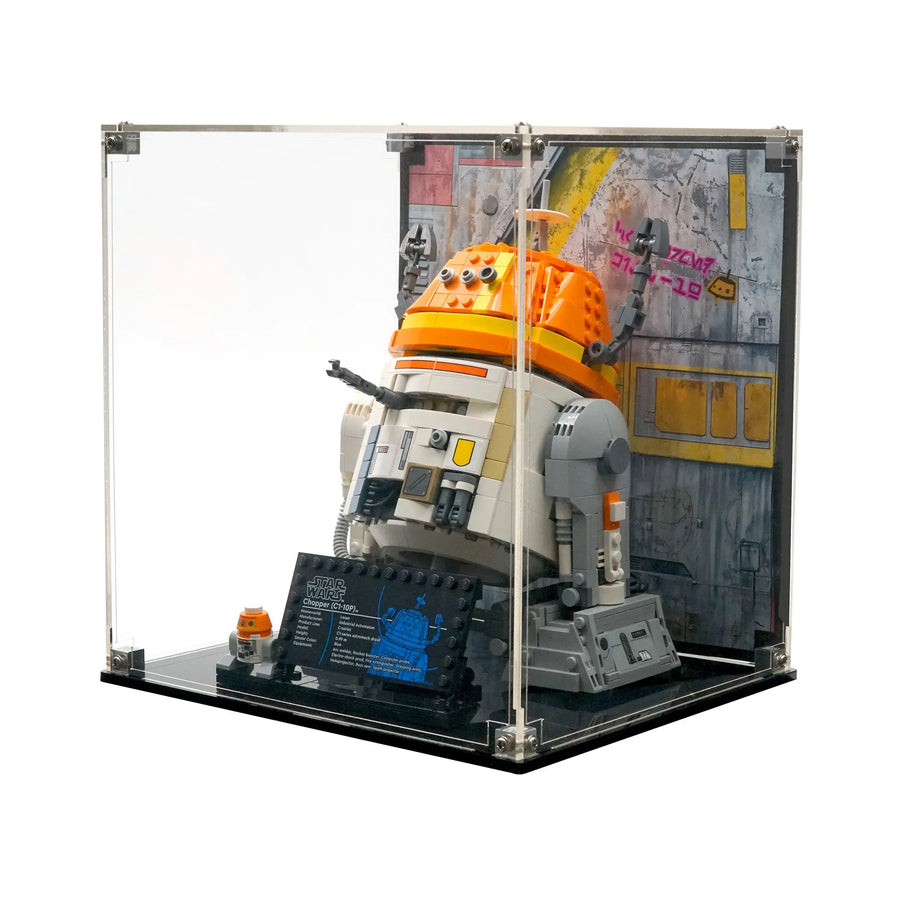 Brickcessories  Display Case for 75416 - Chopper (C1-10P) Astromech Droid