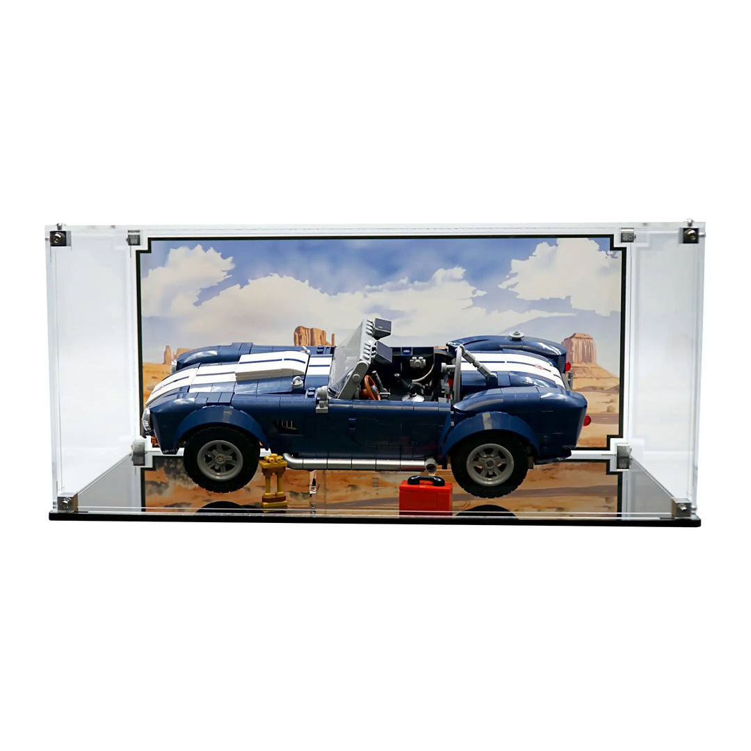 Brickcessories  Display Case for 10357 - Shelby Cobra 427 S/C