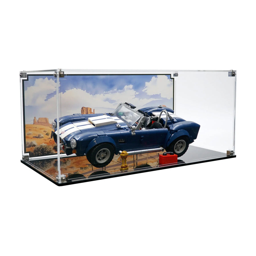 Brickcessories  Display Case for 10357 - Shelby Cobra 427 S/C