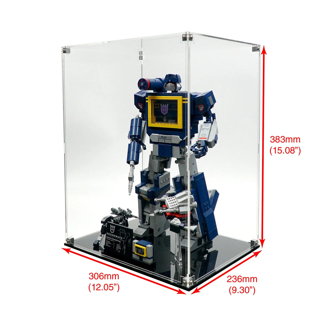 Brickcessories  Display Case for 10358 - Transformers: Soundwave