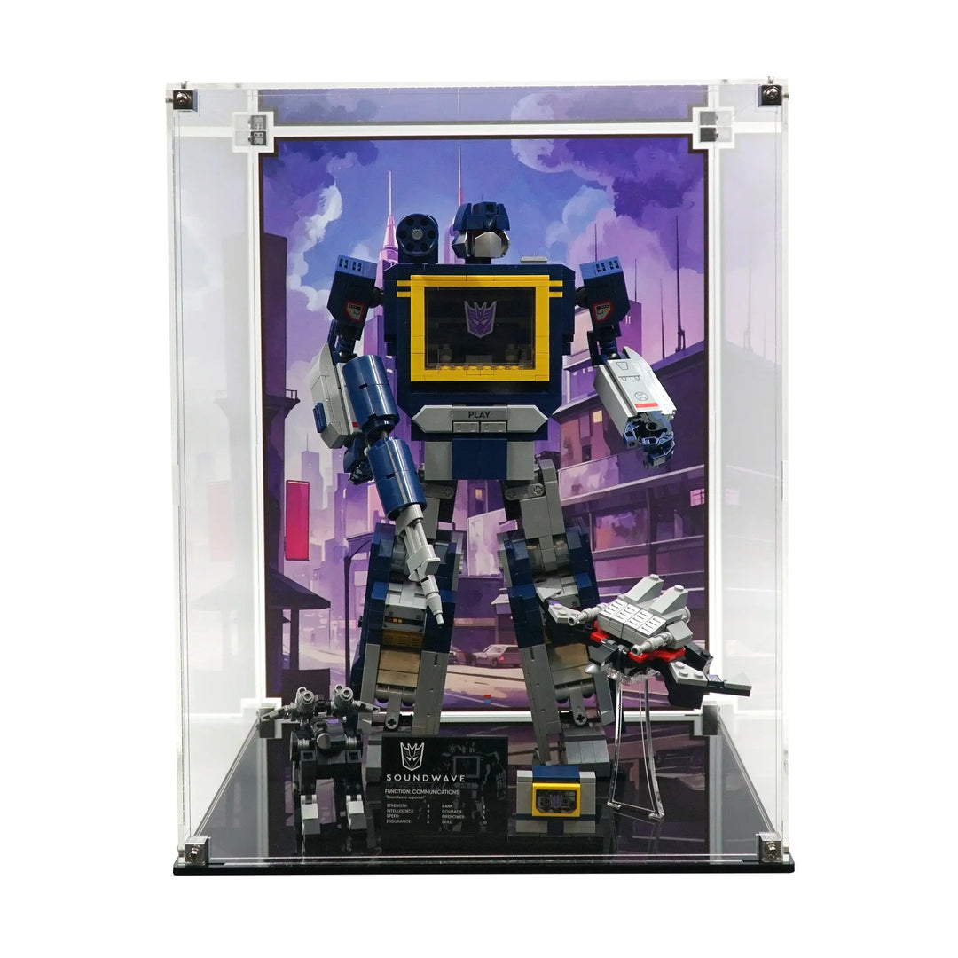 Brickcessories  Display Case for 10358 - Transformers: Soundwave