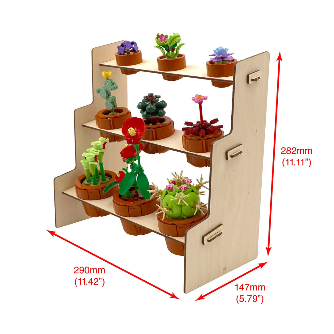 Brickcessories  Plant Shelf for 10329 - Tiny Plants