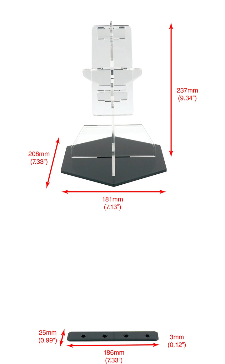 Brickcessories  Display Stand for 10355 - LEGO Blacktron Renegade