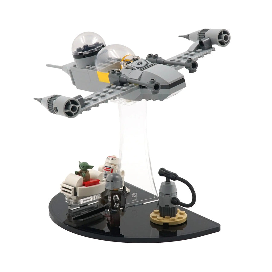 Brickcessories  Display Stand for 75410 - Mando and Grogu's N-1 Starfighter