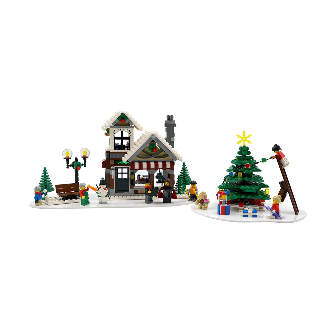 Brickcessories  Display Base for 10199 & 10249 - Winter Village Toy Shop
