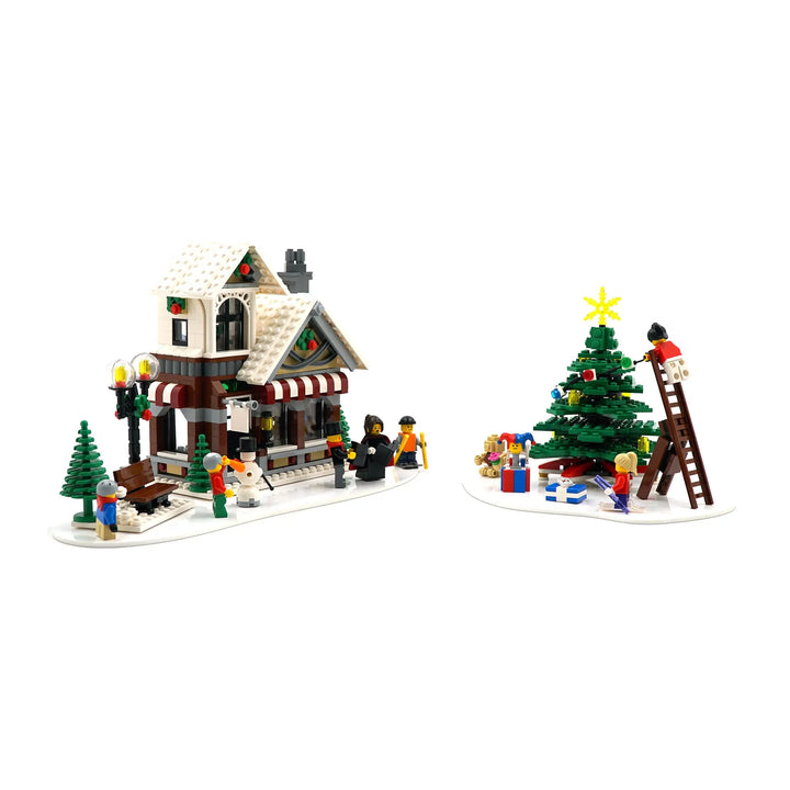 Brickcessories  Display Base for 10199 & 10249 - Winter Village Toy Shop