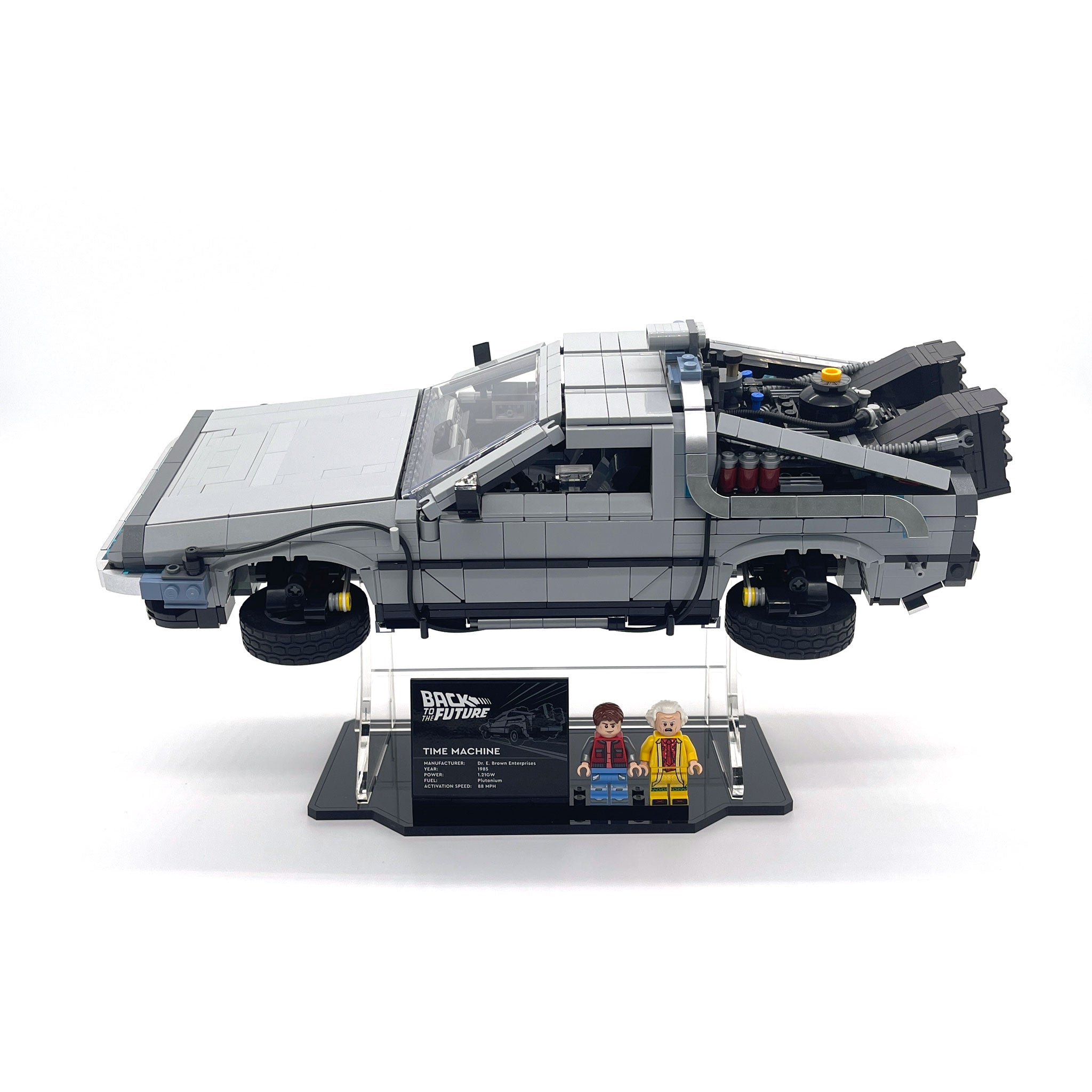 Lego Back to the Future Delorean Stand 10300. -  UK
