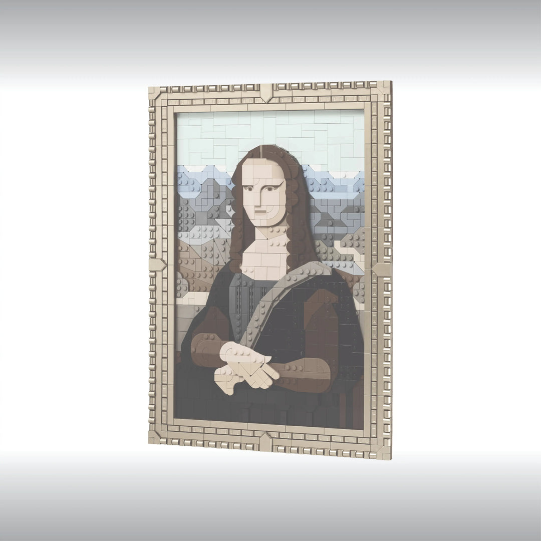Wall-Mount Display Case for LEGO Art Mona Lisa  (31213)