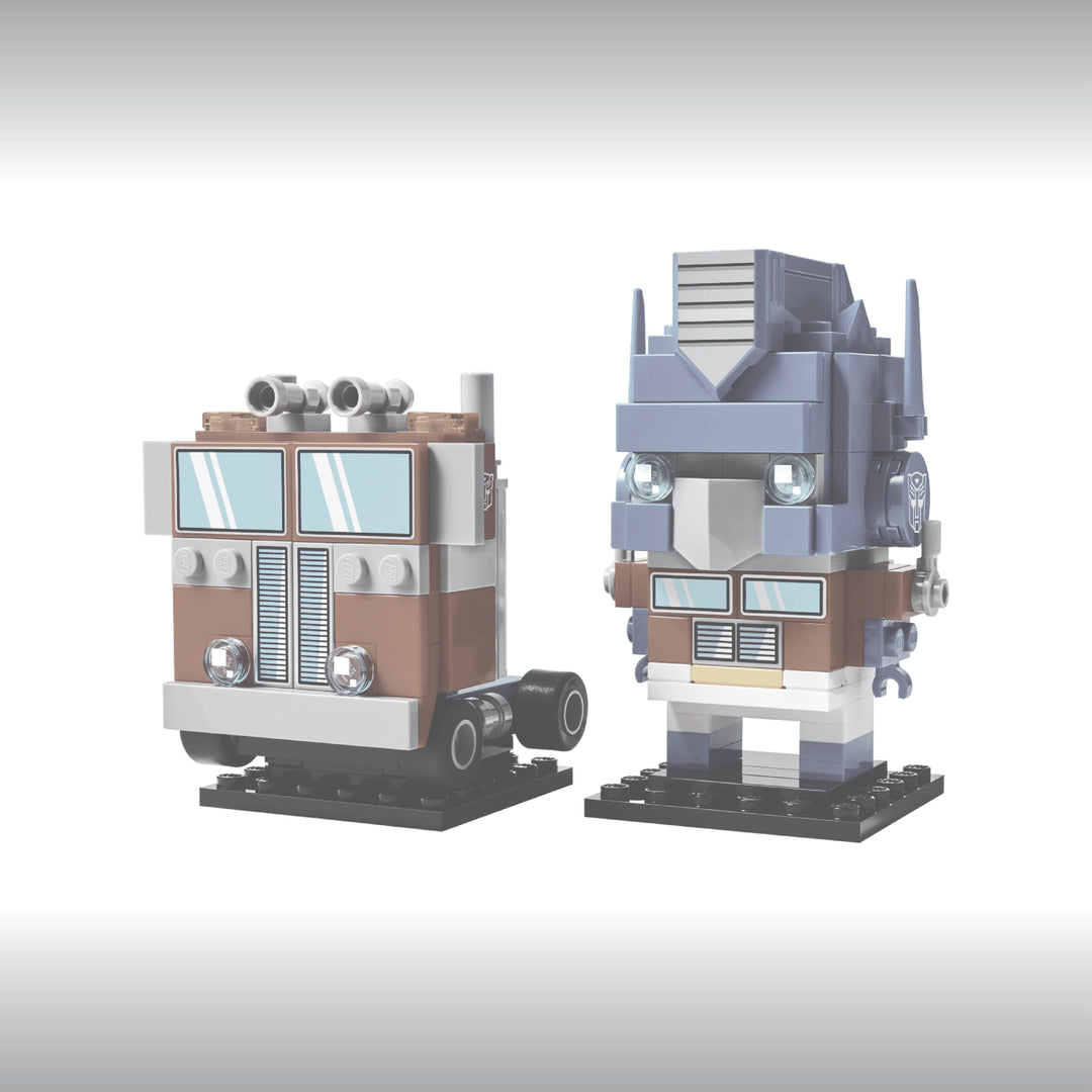 Display for LEGO BrickHeadz Optimus Prime Robot & Vehicle (40803)