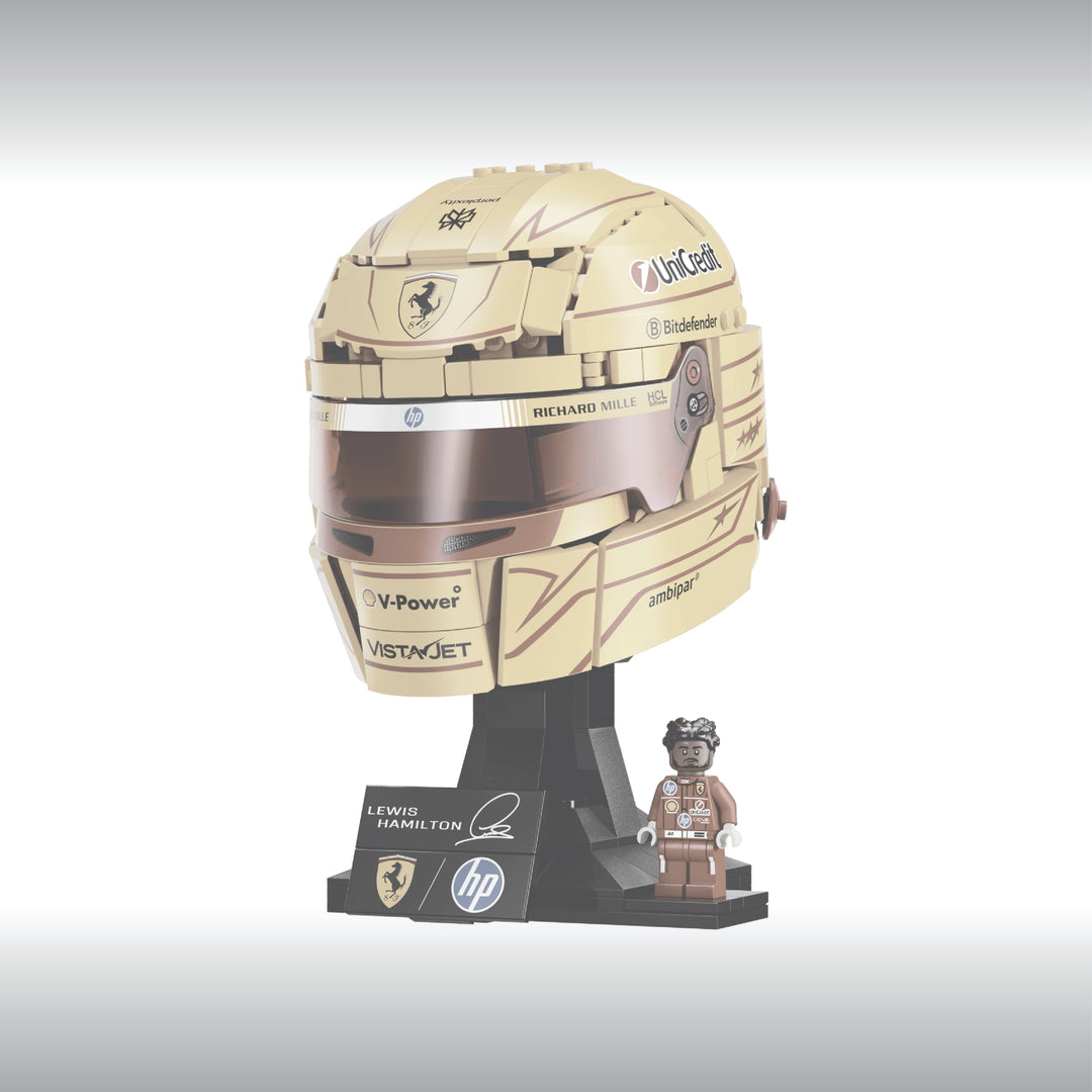 Display for LEGO Editions Scuderia Ferrari HP Lewis Hamilton Helmet (43022)