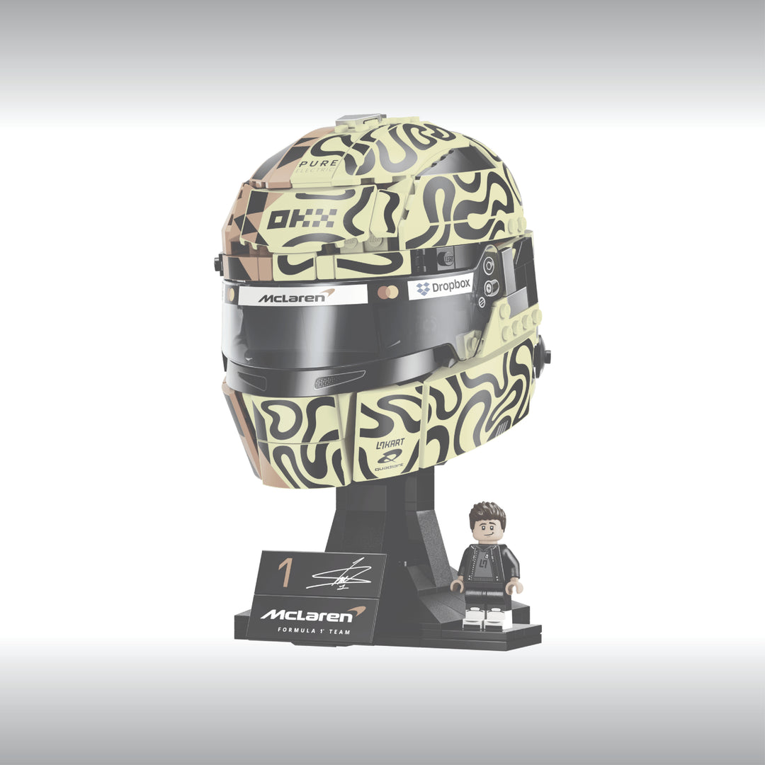 Display for LEGO Editions McLaren Mastercard F1 Team Lando Norris Helmet (43023)