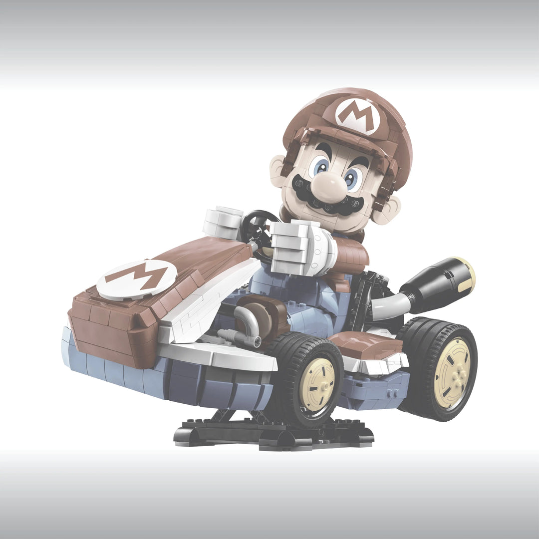 Display for LEGO Super Mario - Mario Kart - Mario & Standard Kart (72037)