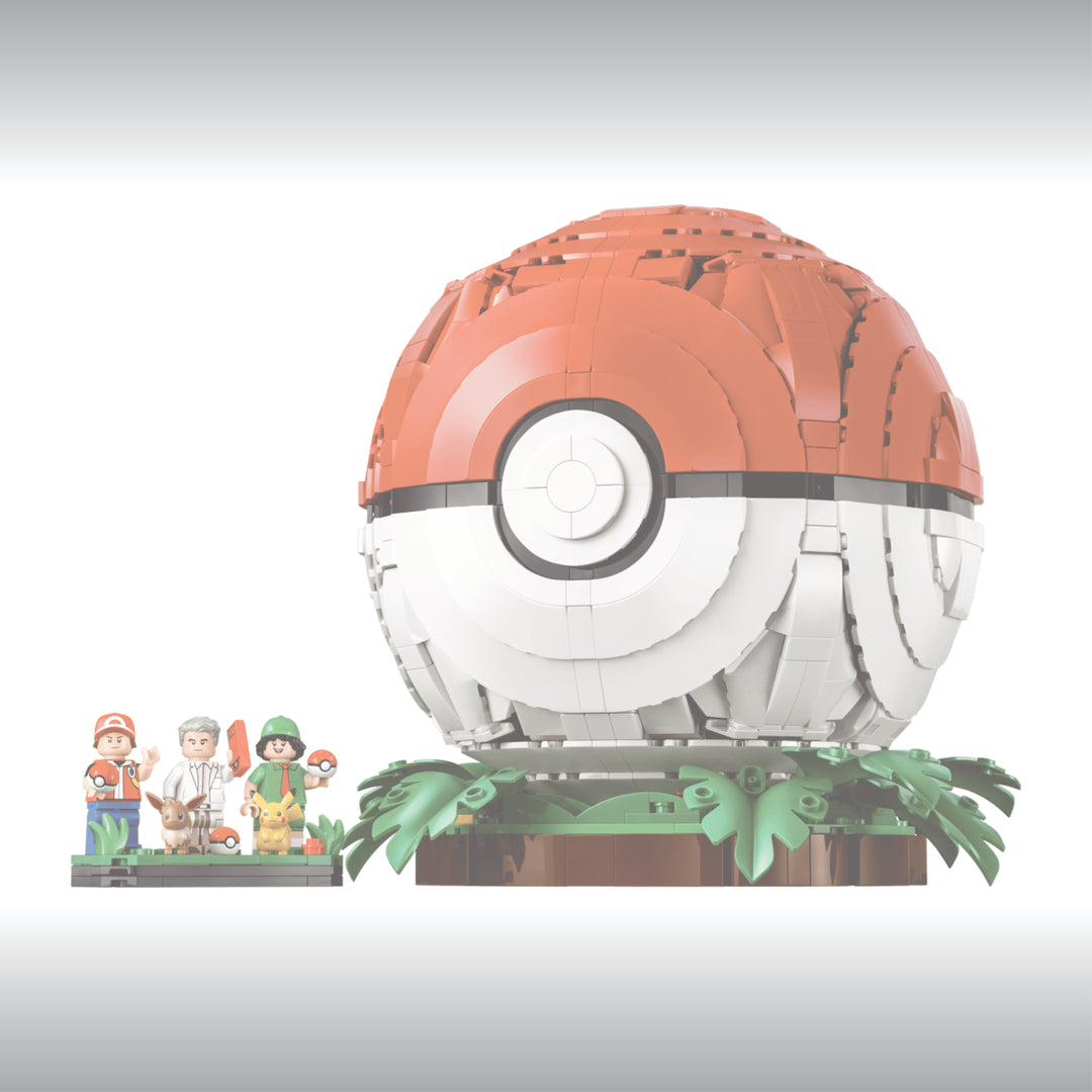 Display for LEGO Iconic Trainer Moments Poké Ball (72154)