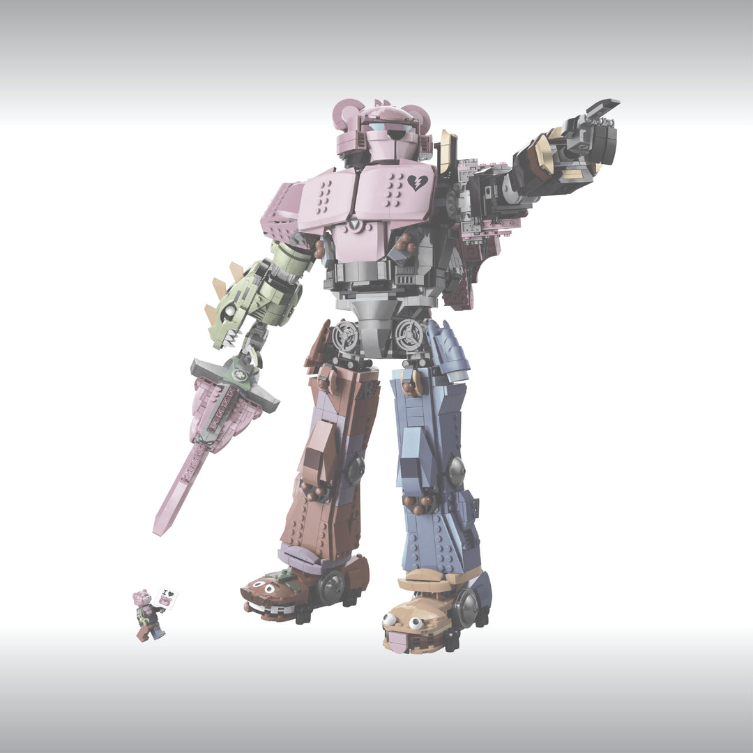 Display for LEGO Fortnite Mecha Team Leader (77078)