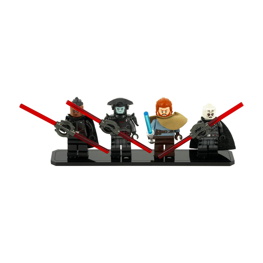 Acrylic Display Base with Studs for LEGO Minifigures | Brickcessories