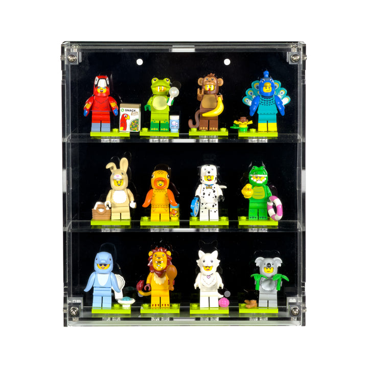 Small Wall-Mount Display Case for LEGO Minifigures