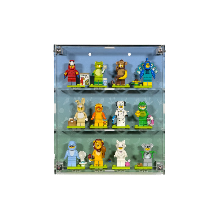 Small Wall-Mount Display Case for LEGO Minifigures