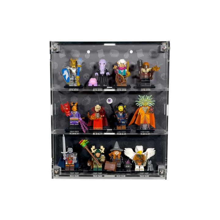 Small Wall-Mount Display Case for LEGO Minifigures