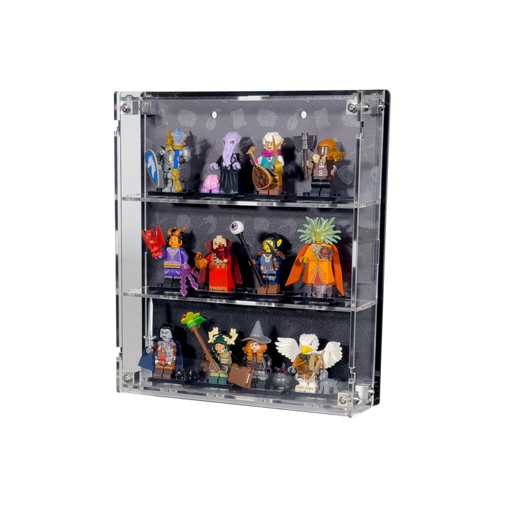 Small Wall-Mount Display Case for LEGO Minifigures