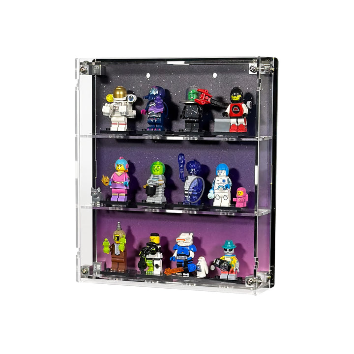 Small Wall-Mount Display Case for LEGO Minifigures