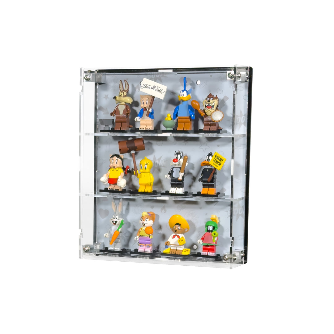 Small Wall-Mount Display Case for LEGO Minifigures