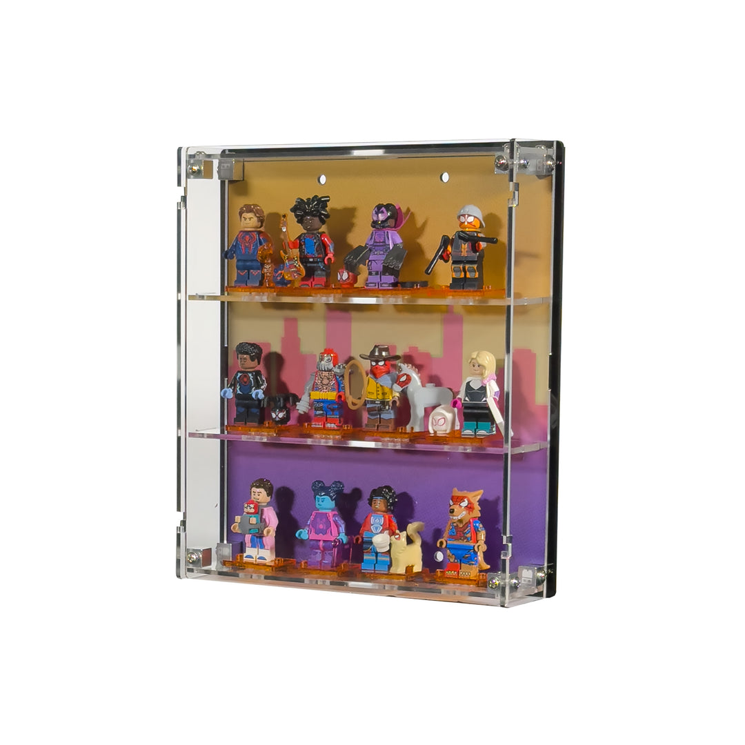 Small Wall-Mount Display Case for LEGO Minifigures