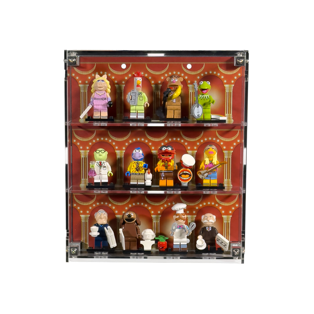 Small Wall-Mount Display Case for LEGO Minifigures