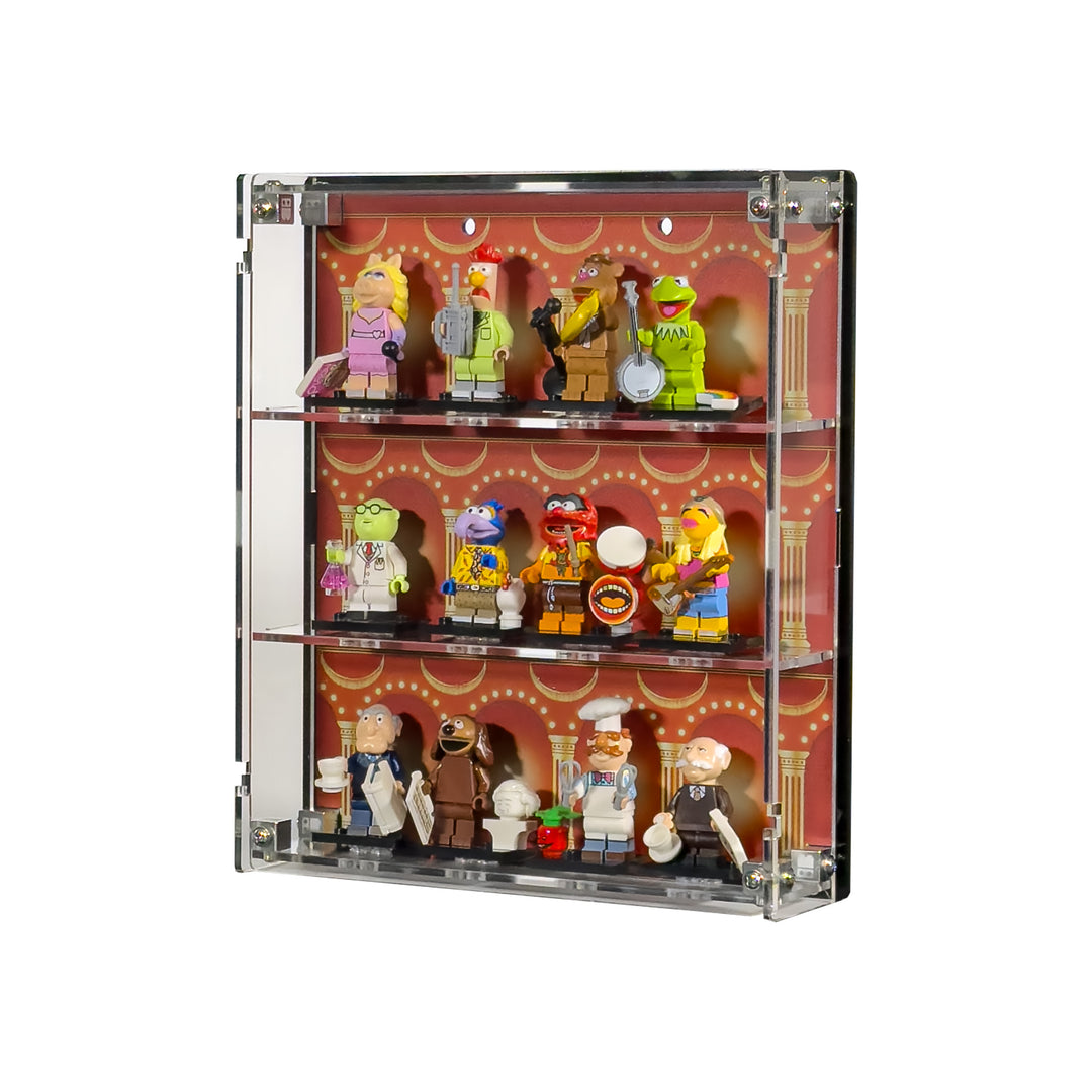 Small Wall-Mount Display Case for LEGO Minifigures