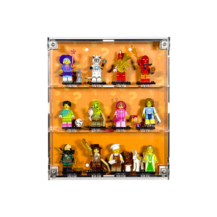 Small Wall-Mount Display Case for LEGO Minifigures