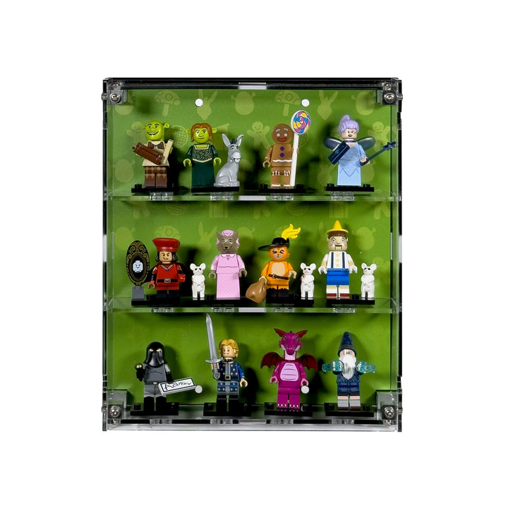 Small Wall-Mount Display Case for LEGO Minifigures