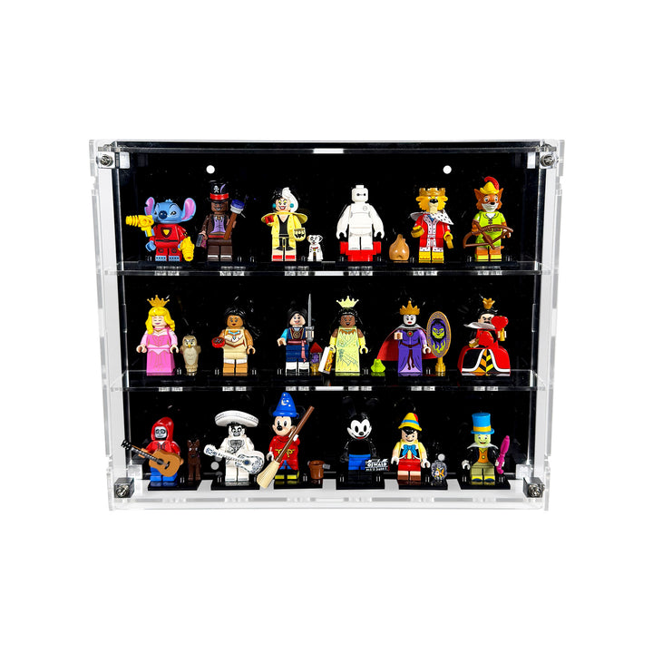 Small Wall-Mount Display Case for LEGO Minifigures