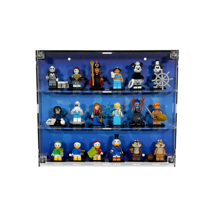 Small Wall-Mount Display Case for LEGO Minifigures