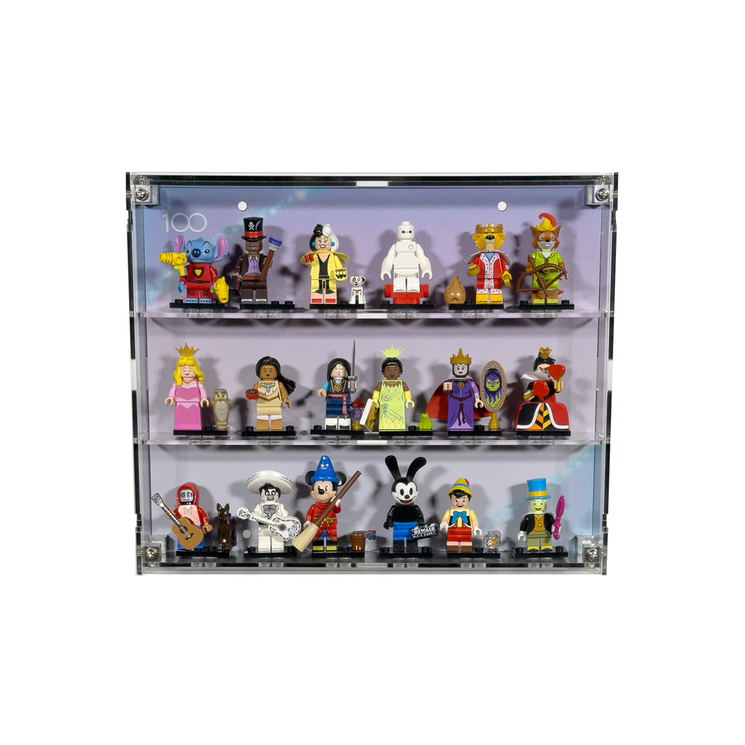 Small Wall-Mount Display Case for LEGO Minifigures