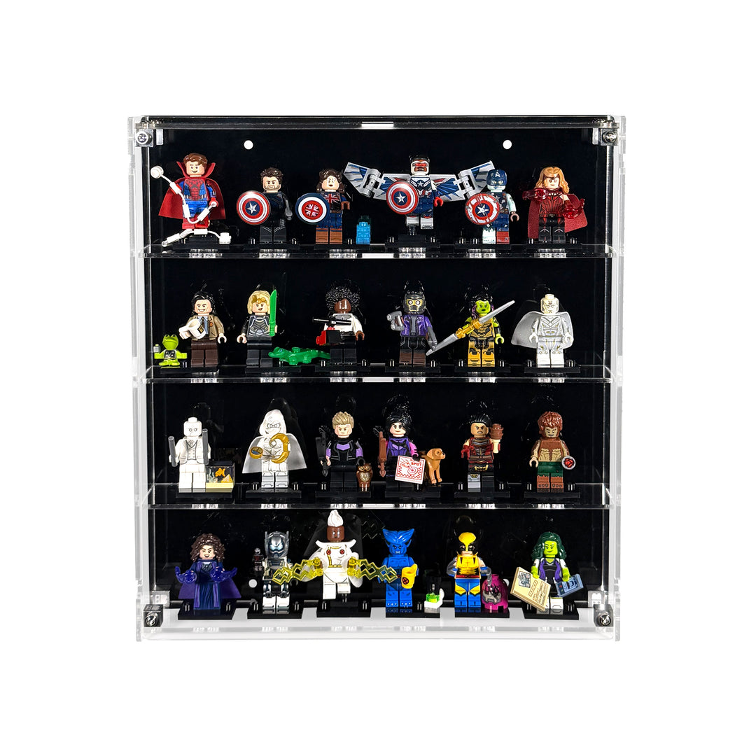 Small Wall-Mount Display Case for LEGO Minifigures