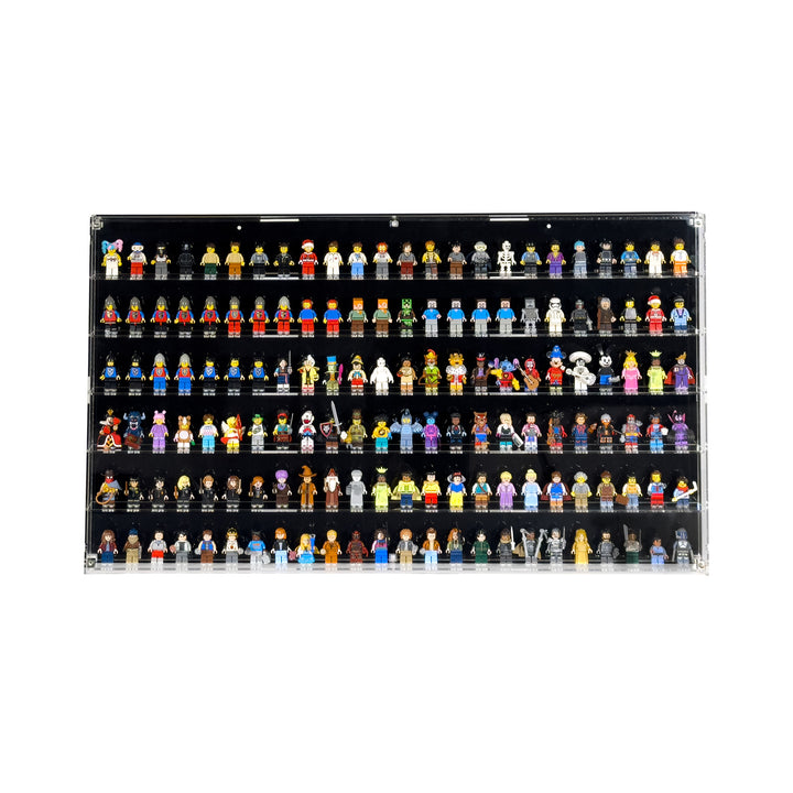 Large Wall-Mount Display Case for LEGO Minifigures